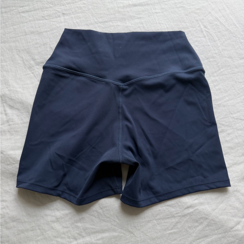 Women's Navy Workout Shorts